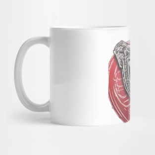 Shield Ruby Red Shadow Silhouette Anime Style Collection No. 280 Mug